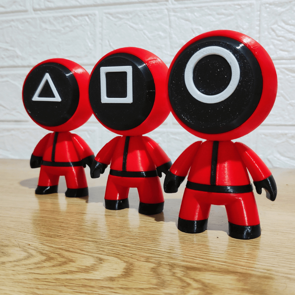 Boneco Round 6 Squid Game - Action Figure Geek Itens Colecionáveis 3D